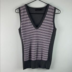 The Limited V-Neck Sleeveless Sweater Size S